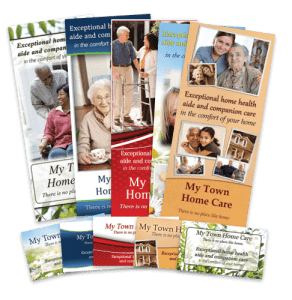 Customized home care brochures and business cards