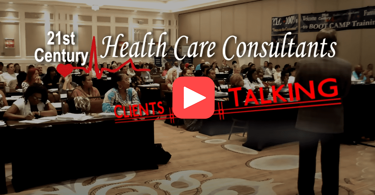 21st Century healthcare consultants clients talking video thumbnail